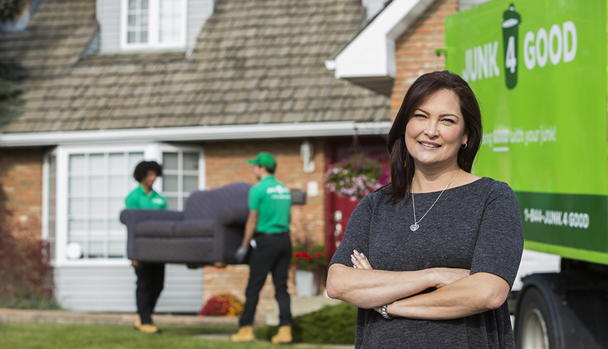 Estate clean out team providing junk removal and donation services