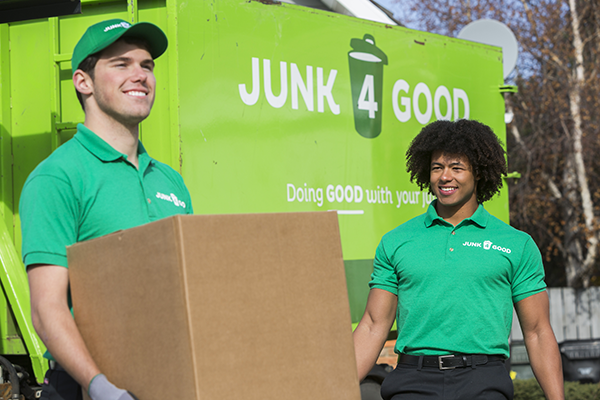 Junk removal and recycling in Stony Plain by Junk 4 Good