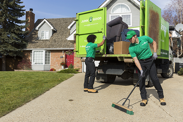 Affordable junk removal and recycling from Junk 4 Good Leduc