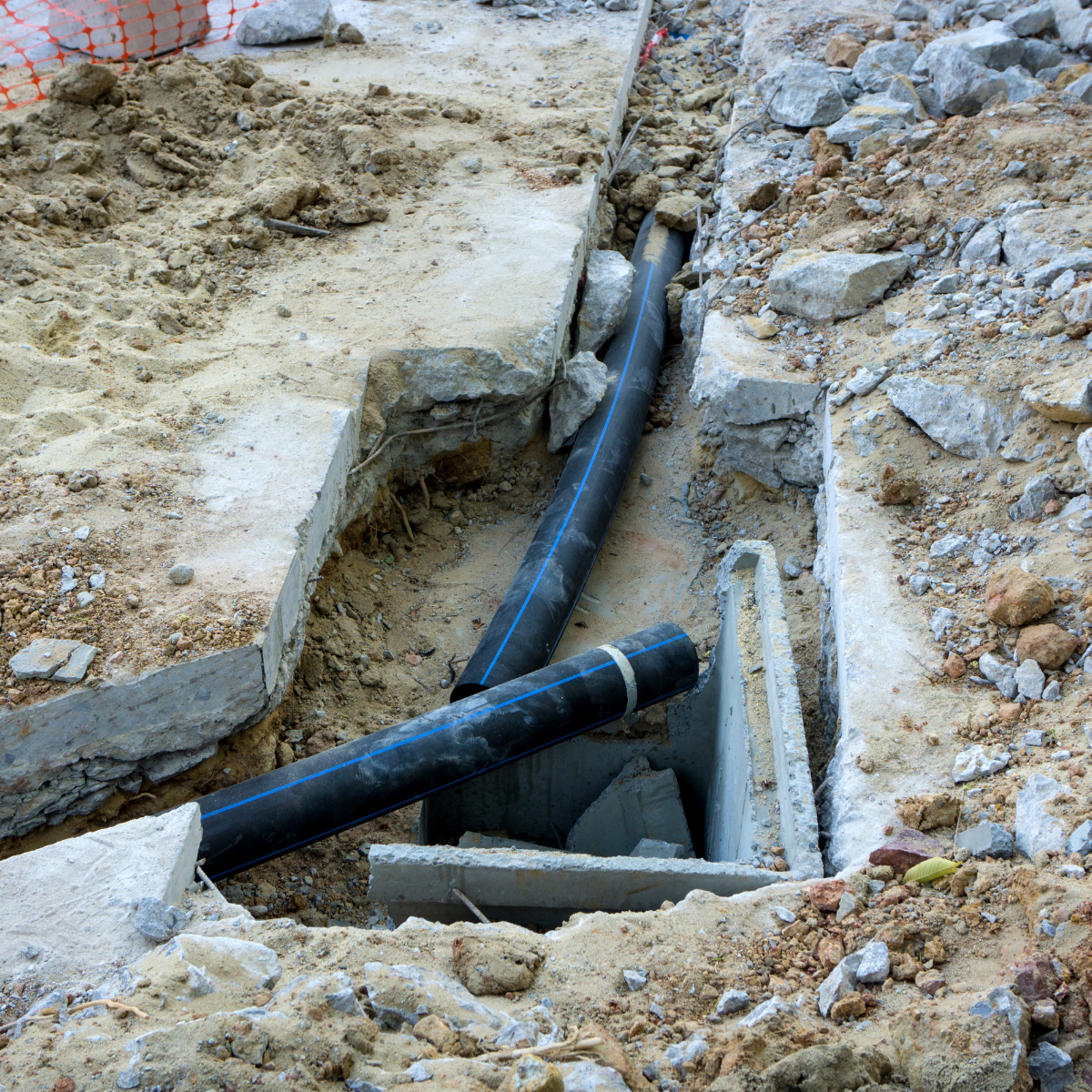 Cutting basement concrete to add in new plumbing